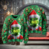 New Orleans Saints NFL 2024 Merrykissmyass Funny Santa Claus Christmas Ugly Sweater