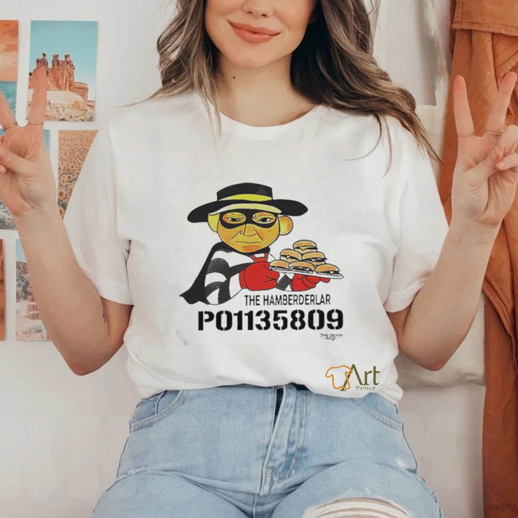 The Hamberderlar P01135809 Trump Mugshot Shirt The Hamberderlar P01135809 Trump Mugshot Shirt