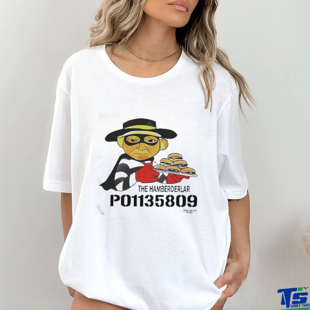 The Hamberderlar P01135809 Trump Mugshot Shirt The Hamberderlar P01135809 Trump Mugshot Shirt