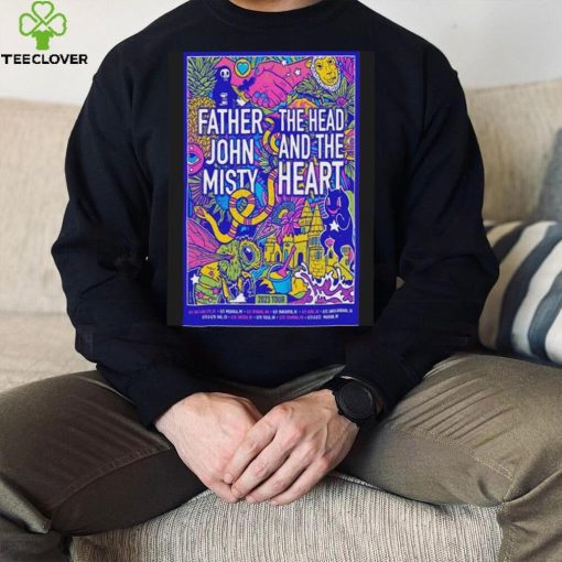 The Head And The Heart & Father John Misty 2023 Tour Poster Shirt