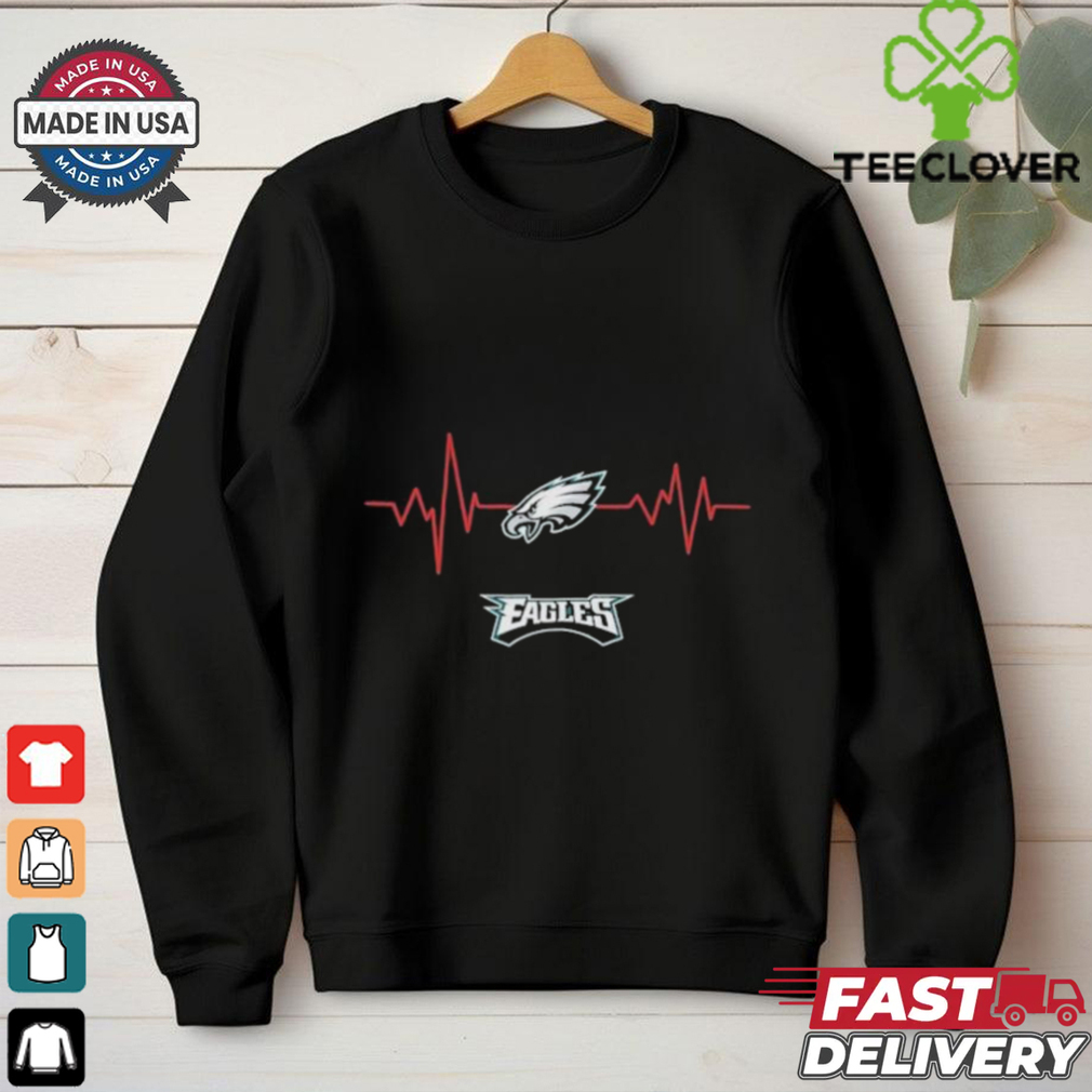 The Heartbeat Of Philadelphia Eagles T Shirts The Heartbeat Of Philadelphia Eagles T Shirts