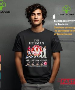 The Heisman Alabama Crimson Tide thank you for the memories abbey road signature shirt