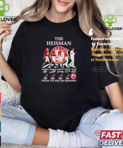 The Heisman Alabama Crimson Tide thank you for the memories abbey road signature shirt 1 The Heisman Alabama Crimson Tide thank you for the memories abbey road signature shirt