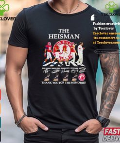 The Heisman Alabama Crimson Tide thank you for the memories abbey road signature shirt 2 The Heisman Alabama Crimson Tide thank you for the memories abbey road signature shirt