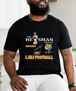 The Heisman Jayden Daniels LSU Tigers Football Signatures Shirt