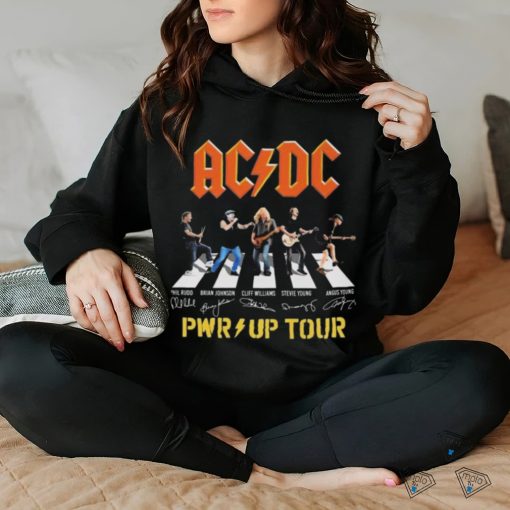 The High Voltage Album ACDC PWR Up Tour 2024 Abbey Road Signs Shirt