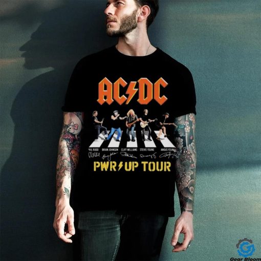 The High Voltage Album ACDC PWR Up Tour 2024 Abbey Road Signs Shirt