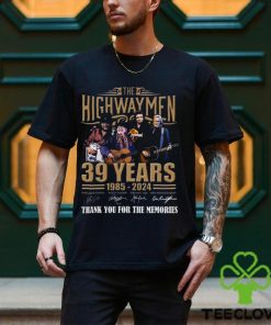 The Highwaymen 39 Years 1985 – 2024 Thank You For The Memories T Shirt