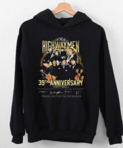 The Highwaymen 39th Anniversary Thank You For The Memories 1985 2024 Signatures shirt