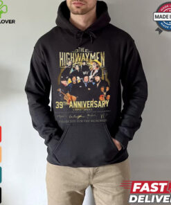 The Highwaymen 39th Anniversary Thank You For The Memories 1985 2024 Signatures shirt