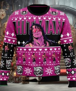 The Hitman Bret Hart Wrestler Ugly Christmas Sweater Funny Gift Ideas Christmas