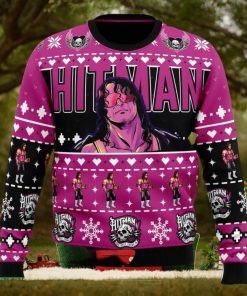 The Hitman Bret Hart Wrestler Ugly Christmas Sweater Funny Gift Ideas Christmas