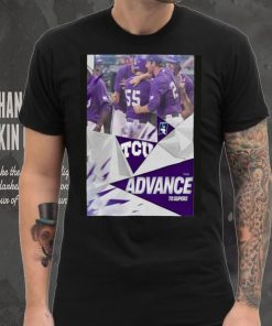 The Horned Frogs TCU Advance To The 2023 NCAA Super Regionals Road To Omaha Shirt