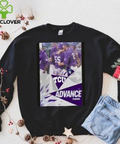 The Horned Frogs TCU Advance To The 2023 NCAA Super Regionals Road To Omaha Shirt