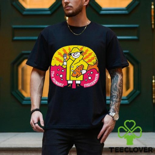 The Hungry Fisherman Seafood Restaurant logo shirt