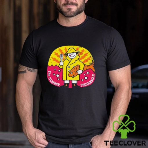 The Hungry Fisherman Seafood Restaurant logo shirt