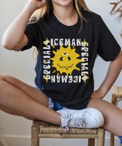 The Iceman Special Shop Unisex Melting Face Black t shirt