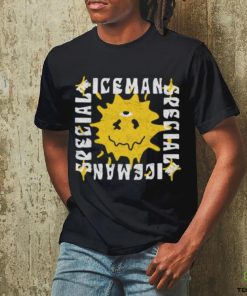 The Iceman Special Shop Unisex Melting Face Black t shirt