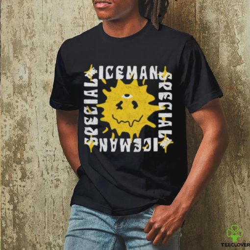 The Iceman Special Shop Unisex Melting Face   Black t shirt
