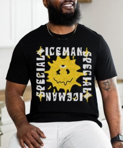 The Iceman Special Shop Unisex Melting Face Black t shirt