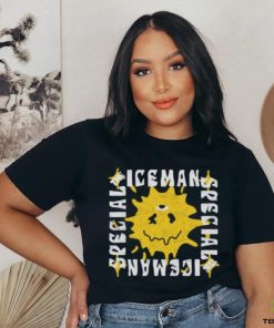 The Iceman Special Shop Unisex Melting Face Black t shirt