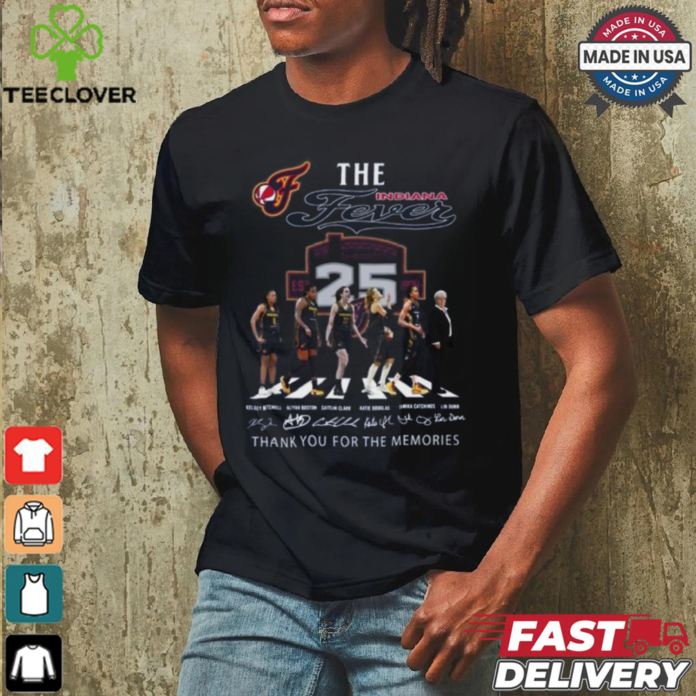 The Indiana Fever WNBA Thank You For The Memories T Shirt The Indiana Fever WNBA Thank You For The Memories T Shirt
