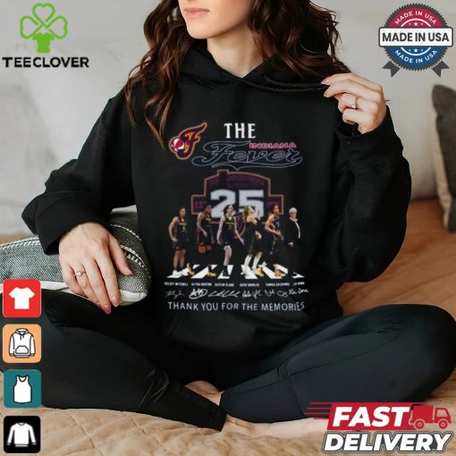 The Indiana Fever WNBA Thank You For The Memories T Shirt