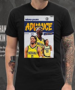 The Indiana Pacers Advance To The Second Round 2024 NBA Playoffs T Shirt