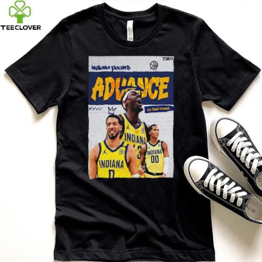 The Indiana Pacers Advance To The Second Round 2024 NBA Playoffs T Shirt