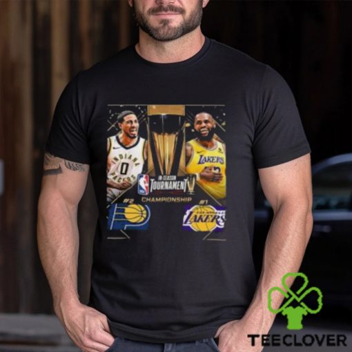 The Indiana Pacers And Los Angeles Lakers Meet In The First Ever NBA In Season Tournament Championship Finals Classic T Shirt