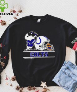 The Indianapolis Colts Joe Cool And Woodstock Snoopy Mashup shirt