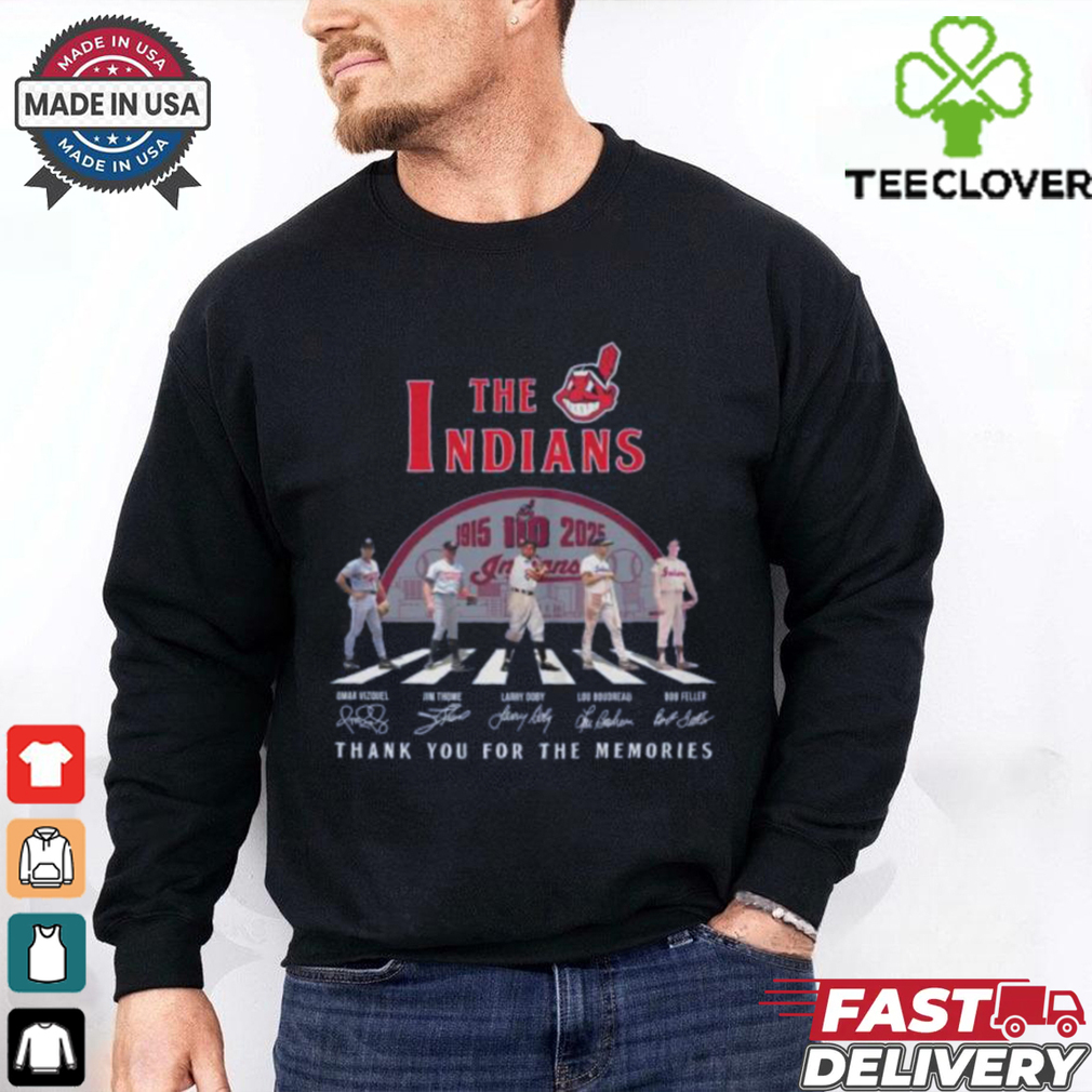 The Indians 110th Anniversary 1915 – 2025 Thank You For The Memories T Shirt The Indians 110th Anniversary 1915 – 2025 Thank You For The Memories T Shirt