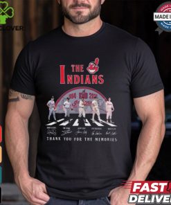 The Indians Abbey Road 130 Years Of 1894 2024 Thank You For The Memories Signatures Shirt