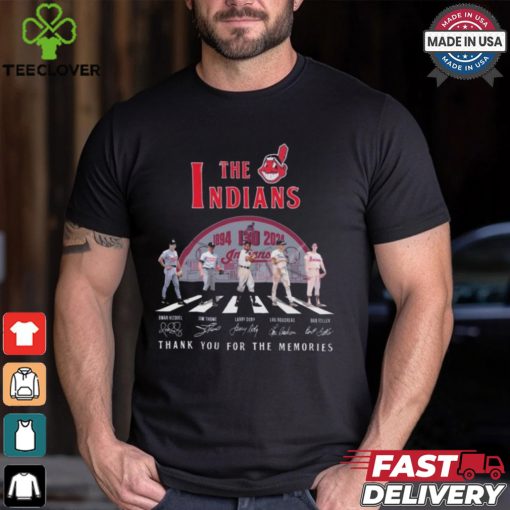 The Indians Abbey Road 130 Years Of 1894 2024 Thank You For The Memories Signatures Shirt