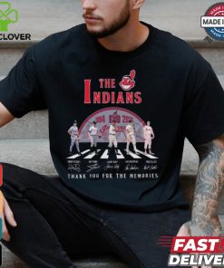 The Indians Abbey Road 130 Years Of 1894 2024 Thank You For The Memories Signatures Shirt