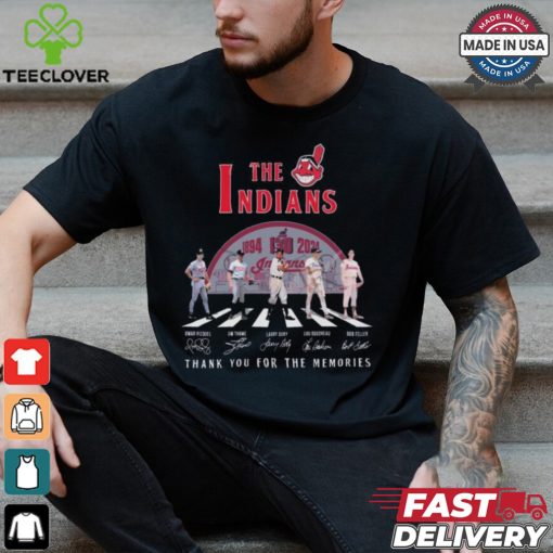 The Indians Abbey Road 130 Years Of 1894 2024 Thank You For The Memories Signatures Shirt