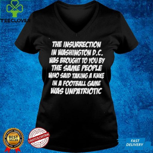 The Insurrection In Washington Dc Was Brought To You By The Same People shirt