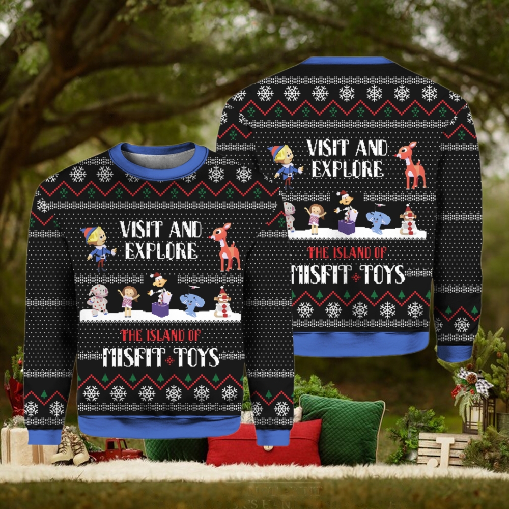The Island of Misfit Toys Rudolph Christmas Sweater The Island of Misfit Toys Rudolph Christmas Sweater