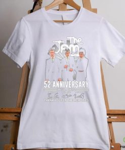 The Jam 52nd Anniversary 1972 2024 Thank You For The Memories T Shirt