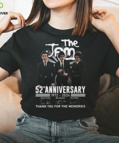 The Jam 52nd Anniversary 1972 – 2024 Thank You For The Memories T Shirt