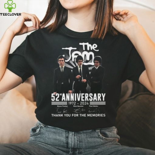 The Jam 52nd Anniversary 1972 – 2024 Thank You For The Memories T Shirt