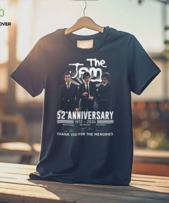 The Jam 52nd Anniversary 1972 – 2024 Thank You For The Memories T Shirt