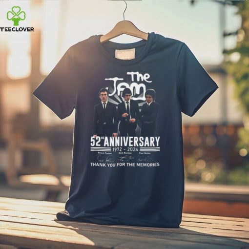 The Jam 52nd Anniversary 1972 – 2024 Thank You For The Memories T Shirt