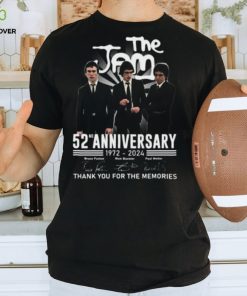 The Jam 52nd Anniversary 1972 – 2024 Thank You For The Memories T Shirt