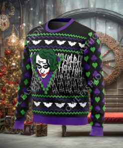 The Joker Happy Face Ugly Christmas Sweater