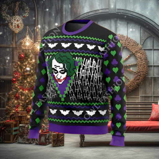 The Joker Happy Face Ugly Christmas Sweater