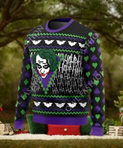 The Joker Happy Face Ugly Christmas Sweater