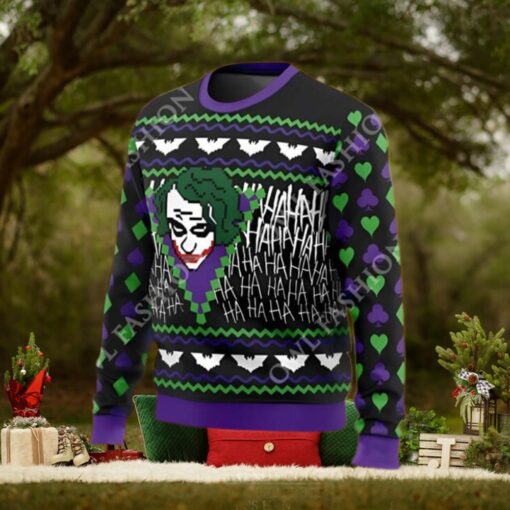 The Joker Happy Face Ugly Christmas Sweater