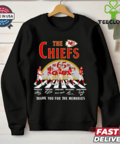The Kansas City Chiefs 1960 2025 Travis Kelce Rashee Rice Carson Steele Isiah Pacheco Patrick Mahomes Abbey Road signatures shirt