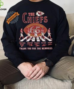 The Kansas City Chiefs Abbey Road NFL Thank You For The Memories Signatures shirt